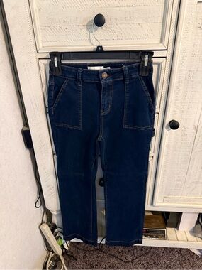 Straight-Leg Women's Jeans in Dark Blue